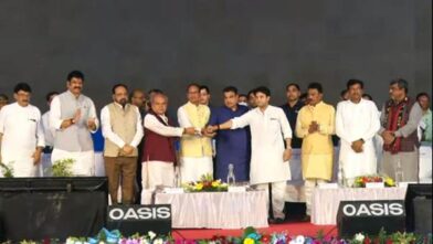 Foundation stone laid of 7 NH projects worth Rs 1128 crore in Gwalior