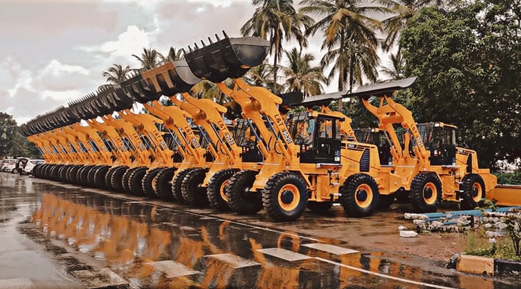 L&T delivers 25 special variant  wheel loaders to BRO