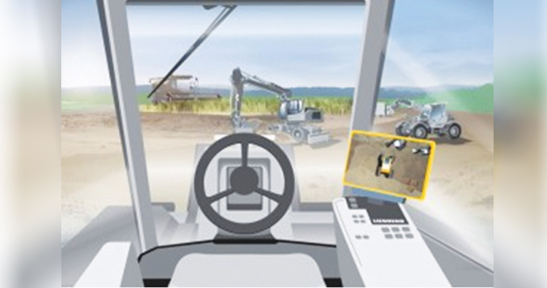 Liebherr’s 360° view digital camera for mobile machines