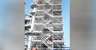 Layher Scaffolding Systems are ideal for complex structures