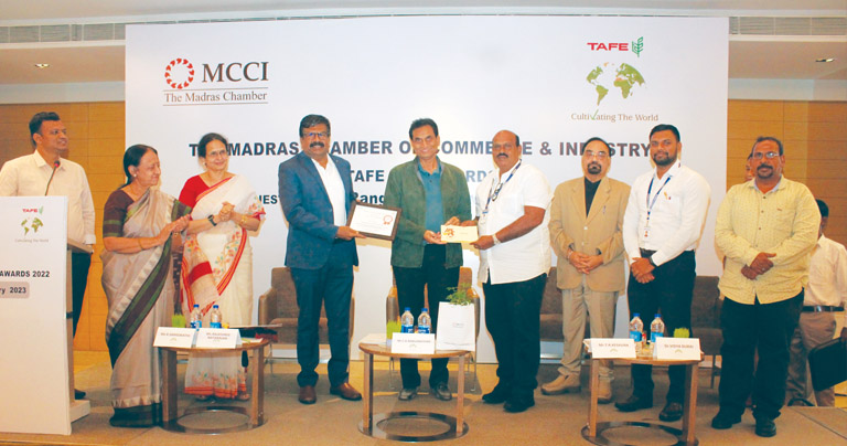 Ramco Cements receives the MCCI CSR Award for its social inclusiveness