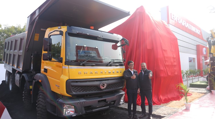 BharatBenz unveils Construction and Mining Trucks at Bauma CONEXPO INDIA 2023