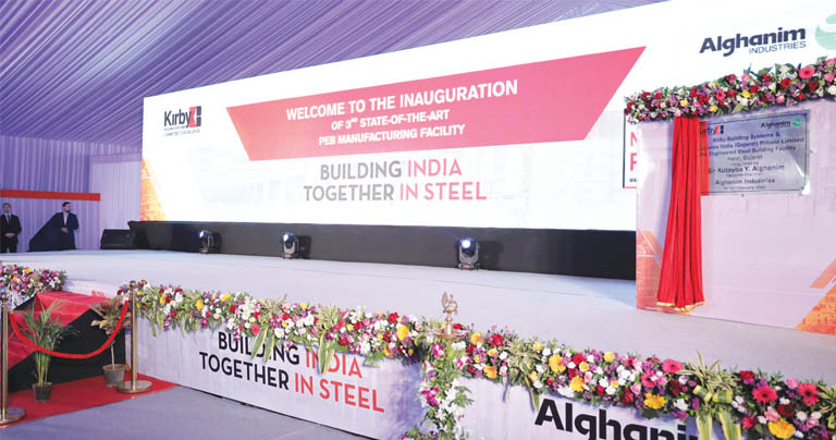 <strong><em>Kirby</em></strong><em><strong> India inaugurates its third PEB Factory in Gujarat</strong></em>