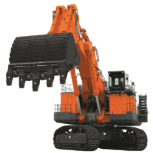 Hitachi Construction’s Ultra-large excavator’s boom and arm last longer