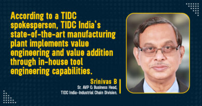 TIDC is committed to sustainable manufacturing with efficient resource utilisation