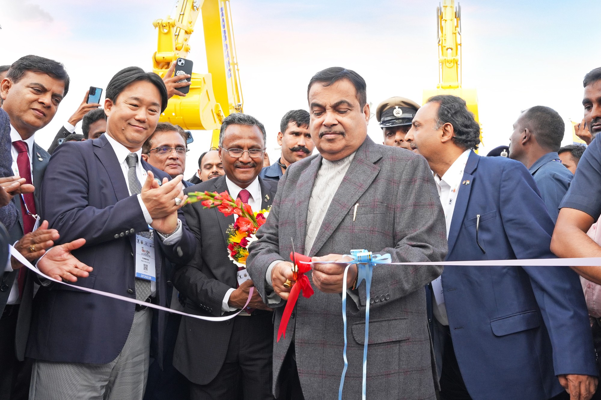 Komatsu and Larsen & Toubro unveil cutting-edge technologies at Excon 2023, paving the way for sustainable construction and mining