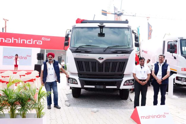 Mahindra Debuts BLAZO X m-DURA Tipper, BSV Construction Equipment at EXCON 2023