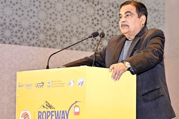 Gadkari unveils INR 1.25 lakh cr plan for 200 ropeway projects in India