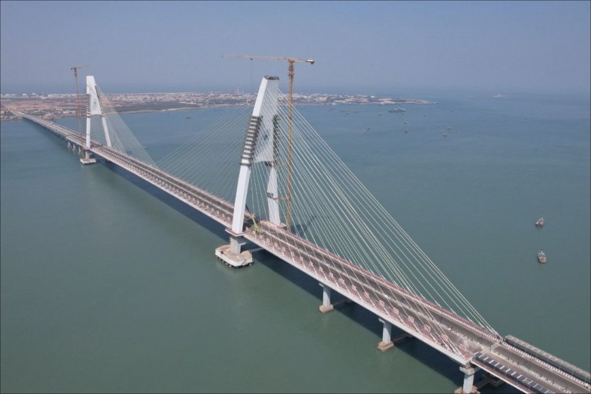 Prime Minister Narendra Modi has officially opened India's longest cable-stayed bridge, the 'Sudarshan Setu', linking Okha with Beyt Dwarka island in Gujarat.