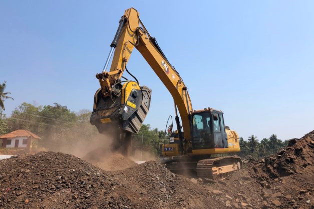 Kerala roadworks crush 50km with MB Crusher