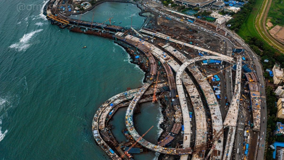 Construction is currently underway for a significant component of the Mumbai Coastal Road Project (MCRP), managed by the Brihanmumbai Municipal Corporation (BMC).