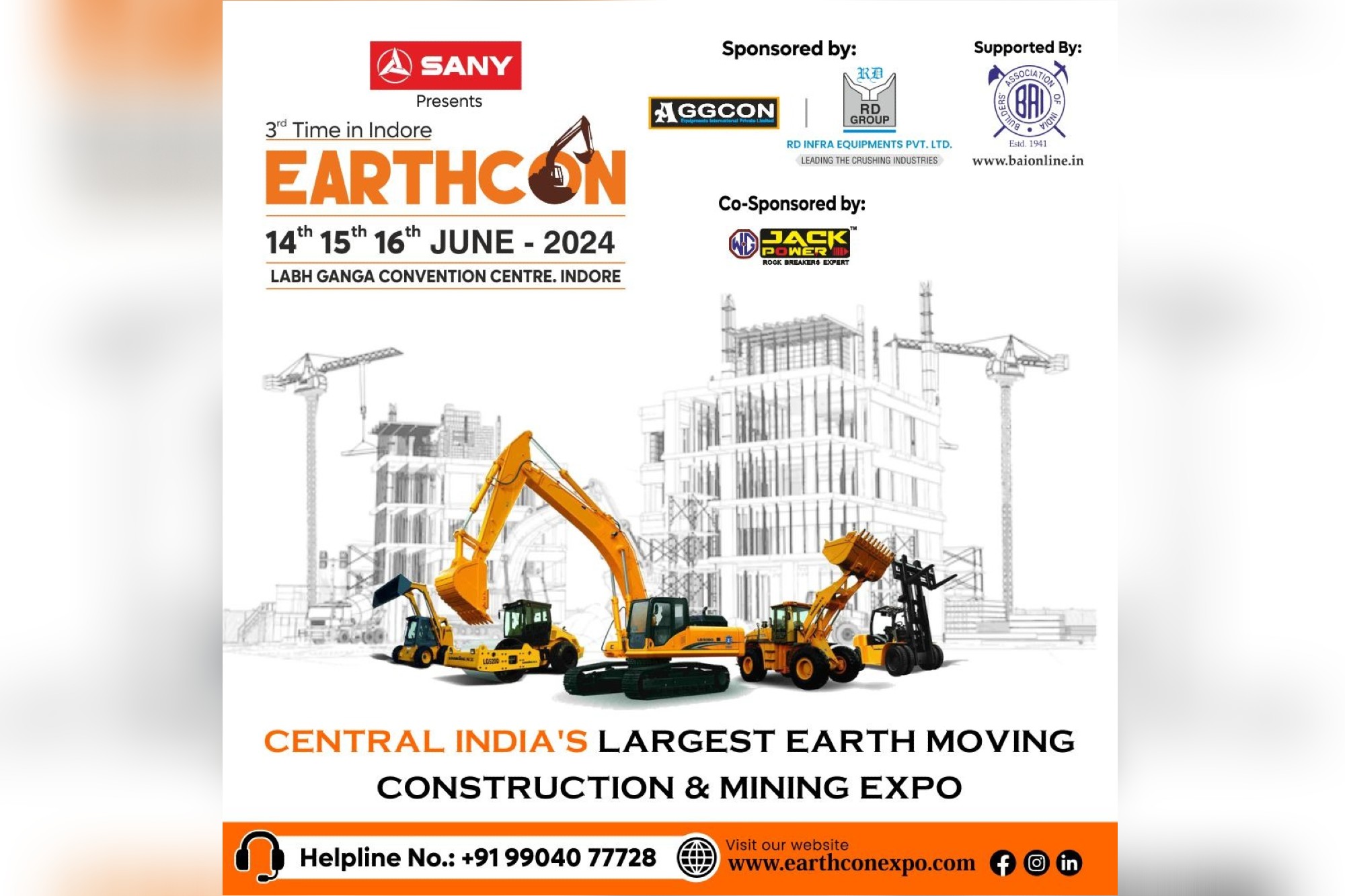 Earthcon Expo propels construction and mining in Indore