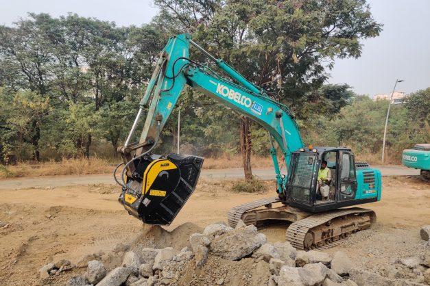 Efficient on-site concrete recycling with MB Crusher