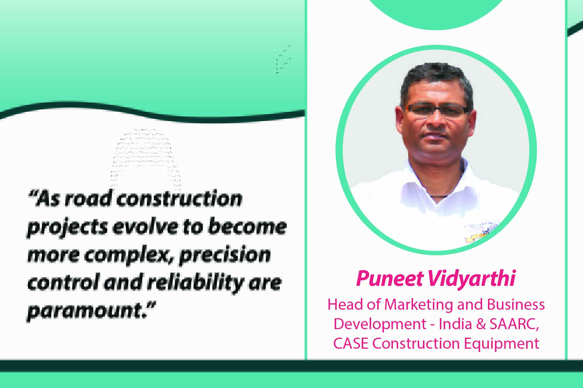 Puneet Vidyarthi Head of Marketing and Business Development - India & SAARC, CASE Construction Equipment _ B2B