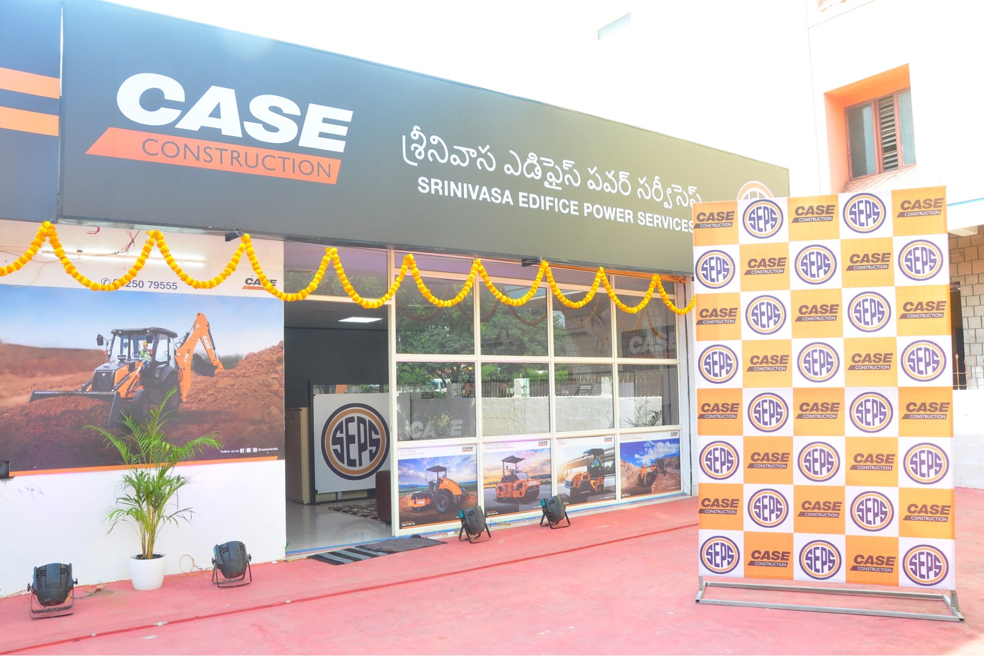 CASE Construction's new dealership, Srinivasa Edifice Power Services (SEPS) at Vijayawada _ B2B