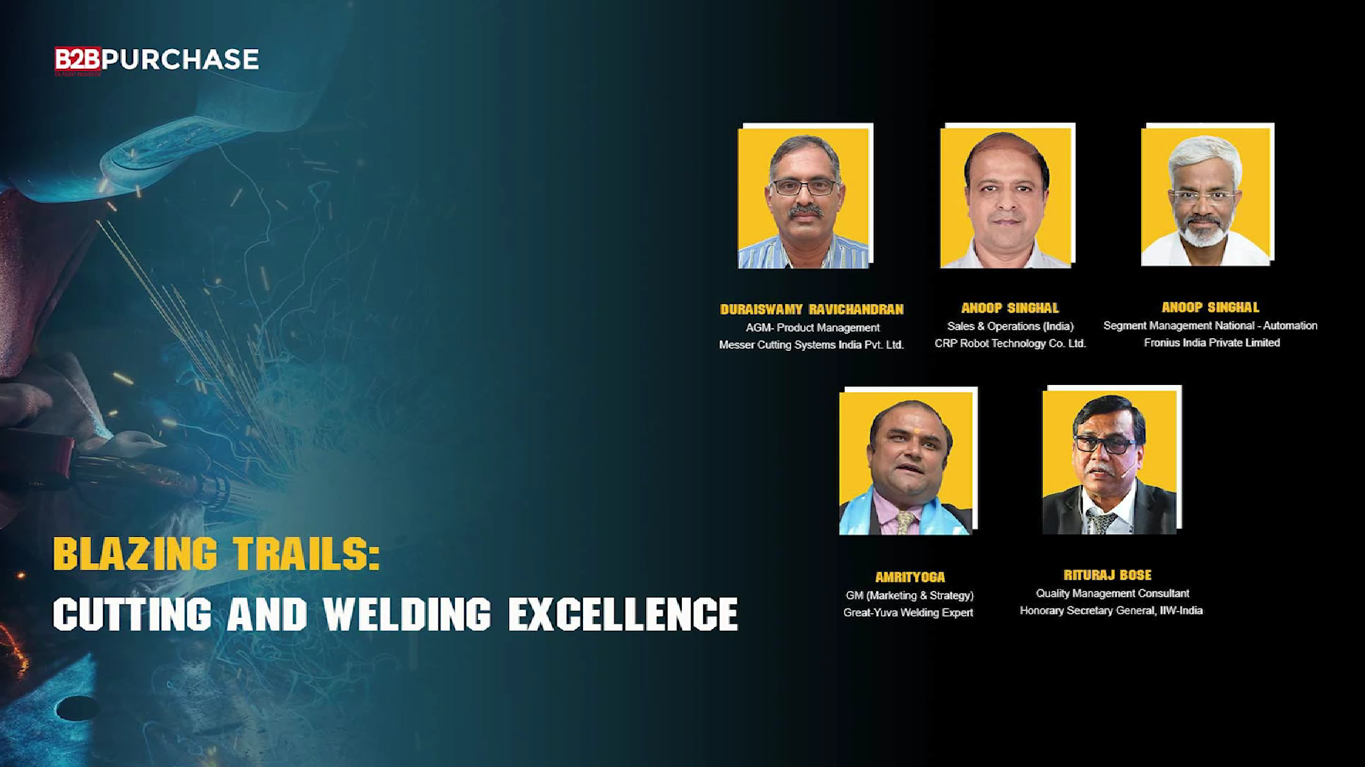 BLAZING TRAILS: CUTTING & WELDING EXCELLENCE | Panel Discussion | B2B Purchase Magazine