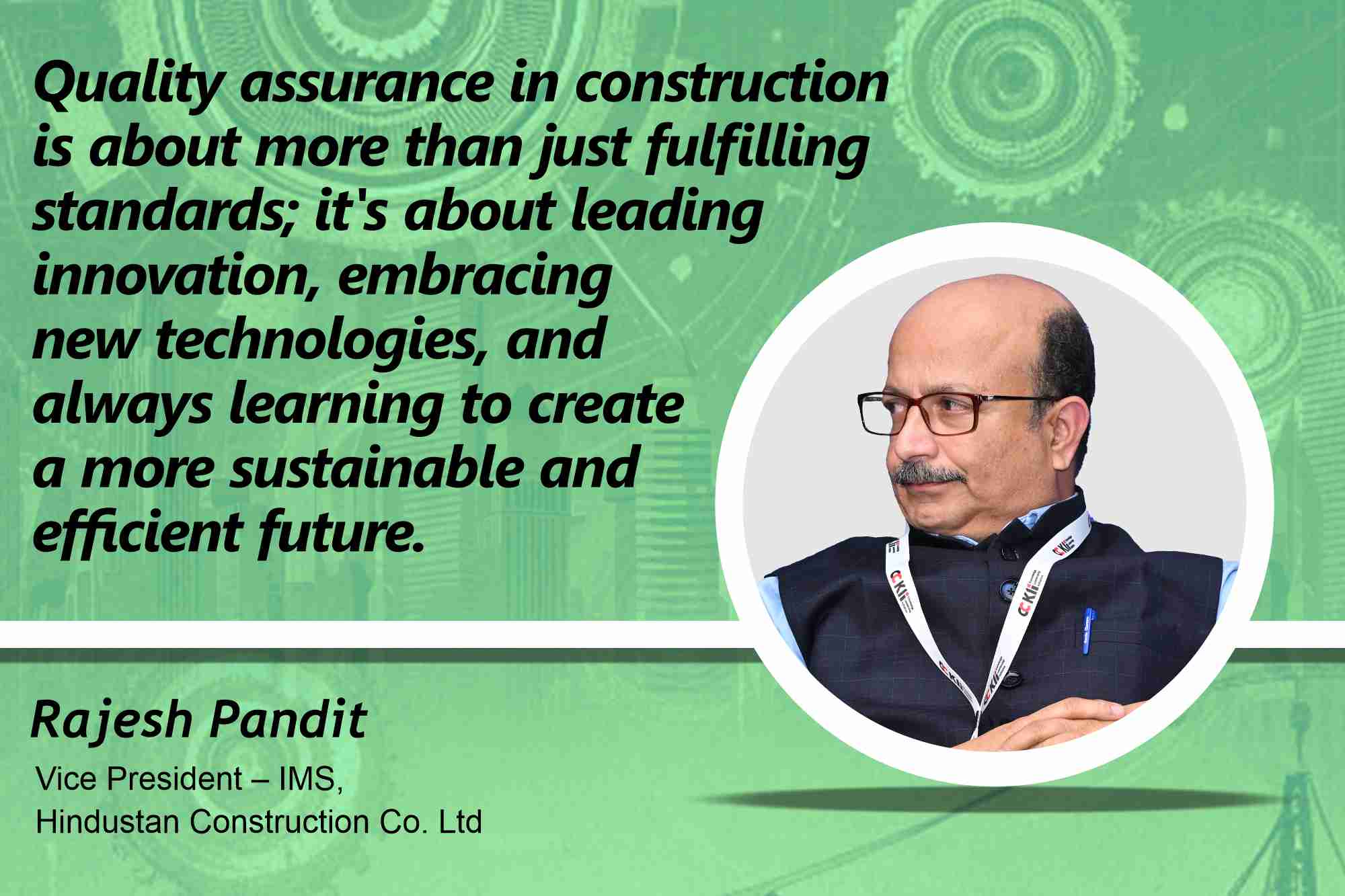 Rajesh Pandit Vice President – IMS Hindustan Construction Co. Ltd _ B2B