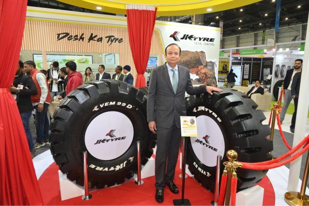 JK Tyre unveils cutting-edge OTR tyres for mining at Bauma Conexpo 2024