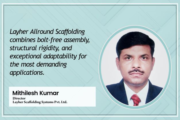 Layher Allround: Ideal scaffolding system for industrial application