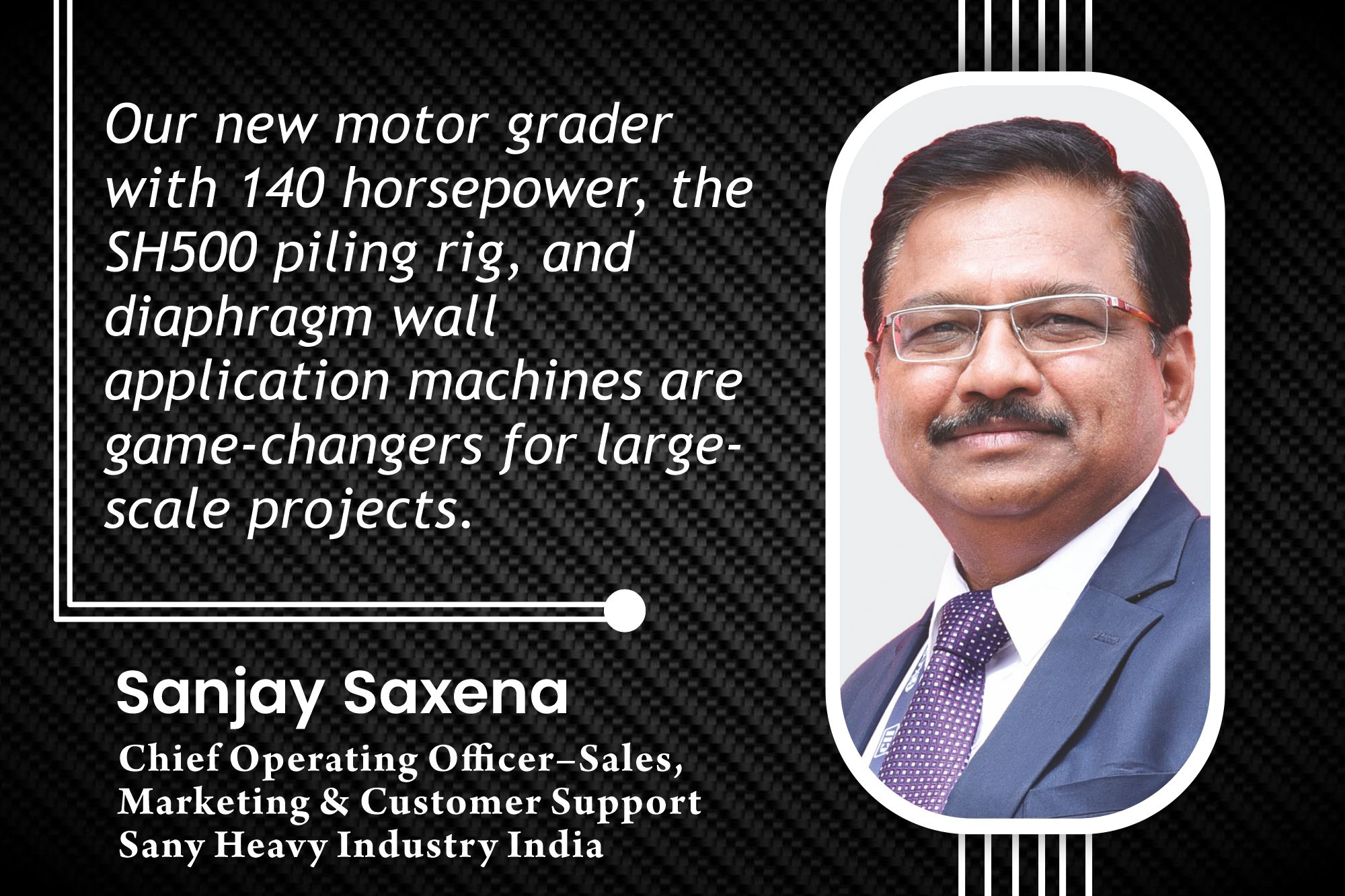 Sany powers ahead with the electric machinery revolution at bauma India