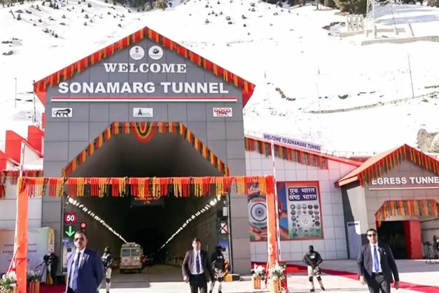 PM Modi inaugurates the Sonamarg tunnel in Jammu and Kashmir