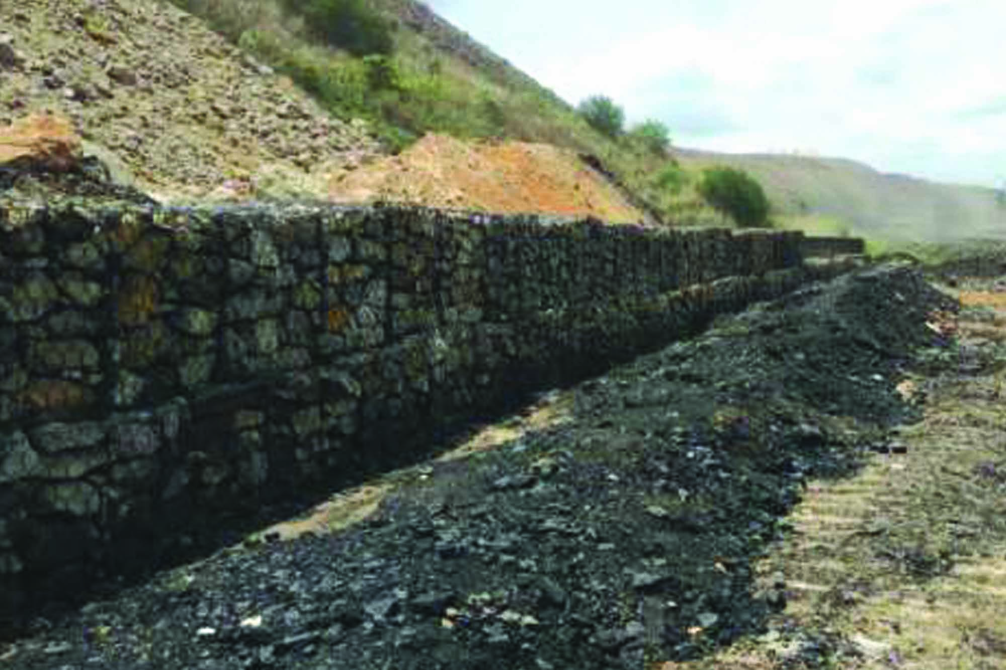 TechFab India transforms mine safety with gabion toe wall technology