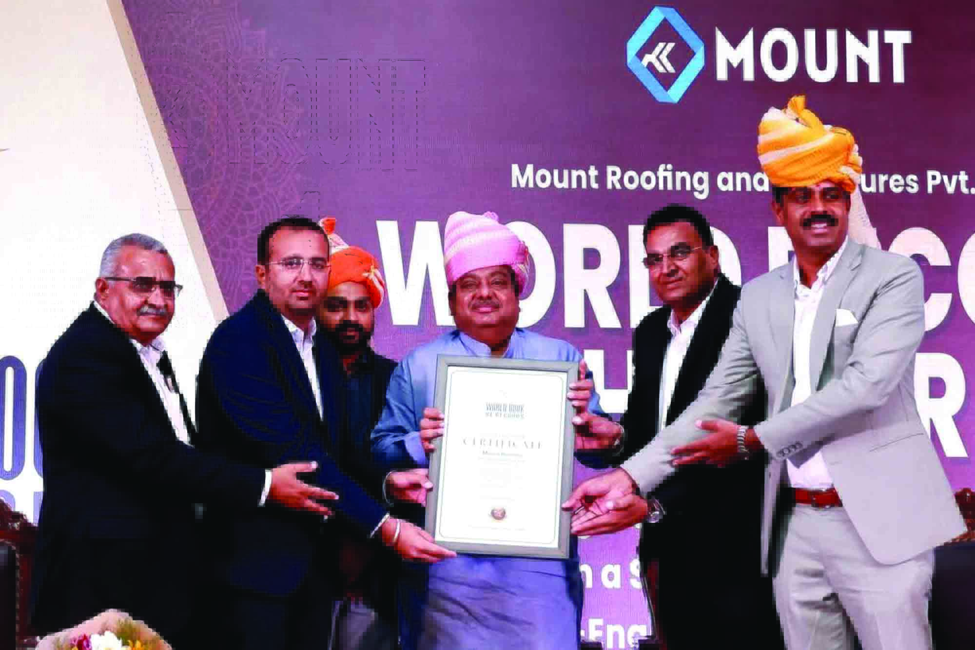 Mount Roofing sets world record with fastest-erected PEB in Karnataka