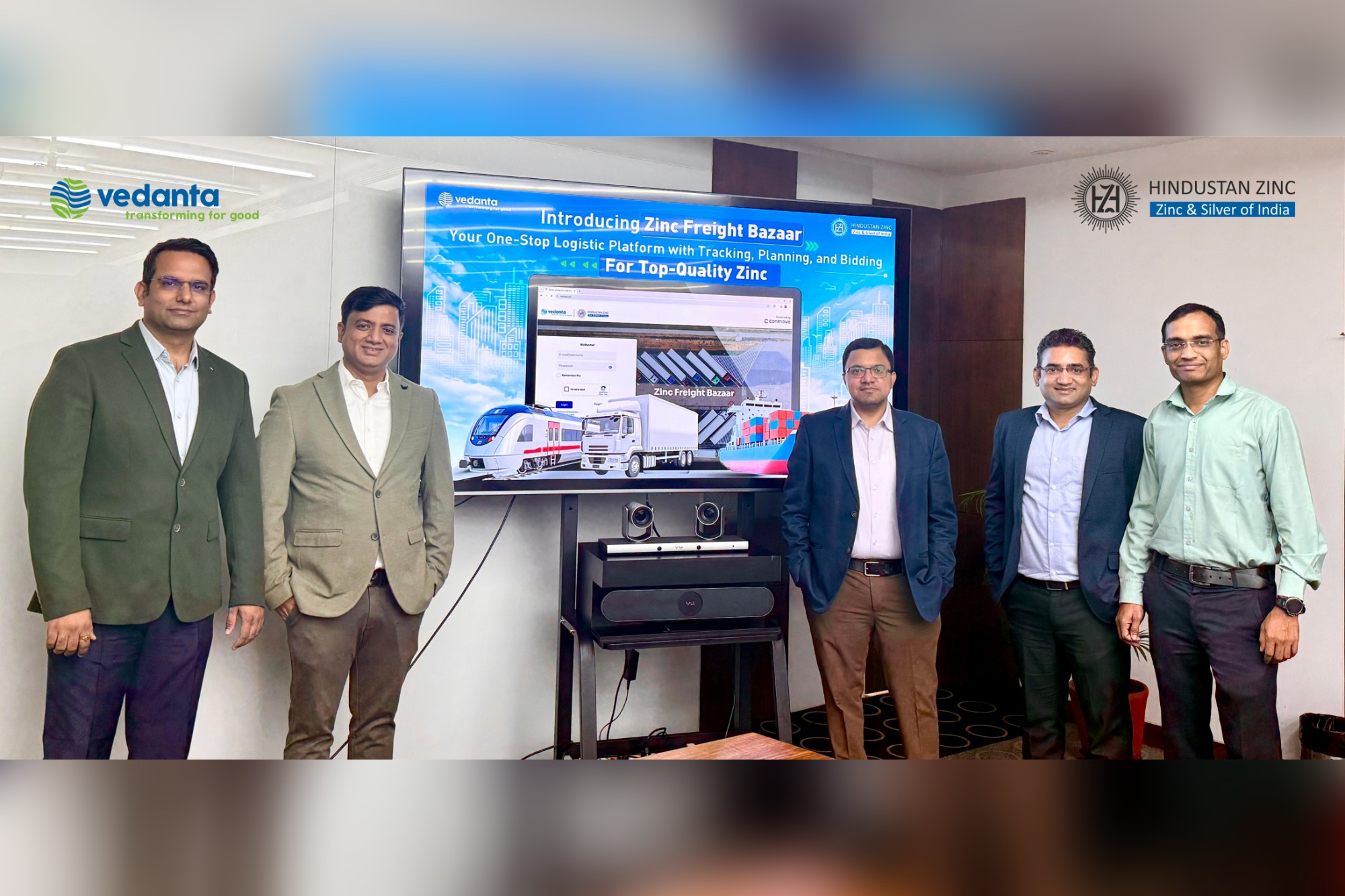 Hindustan Zinc launches India’s first digital logistics platform, “Zinc Freight Bazaar”