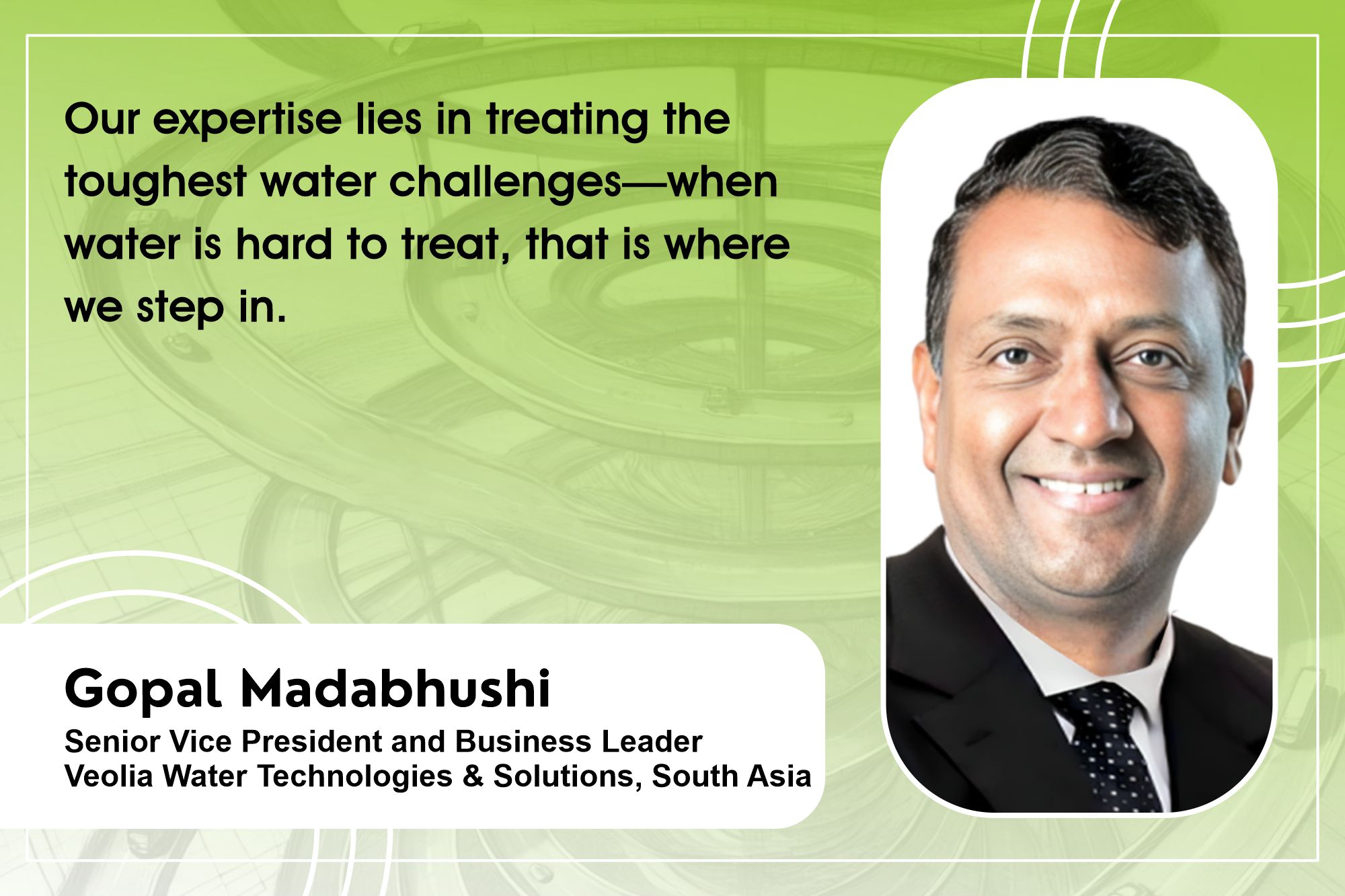 Veolia leads reuse, recycling, and zero liquid discharge in India