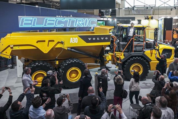 Volvo CE unveils world’s first battery-electric articulated haulers at bauma 2025